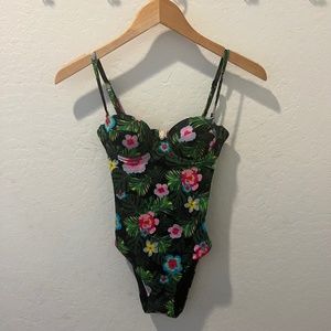 TopShop Floral One Piece Swimsuit